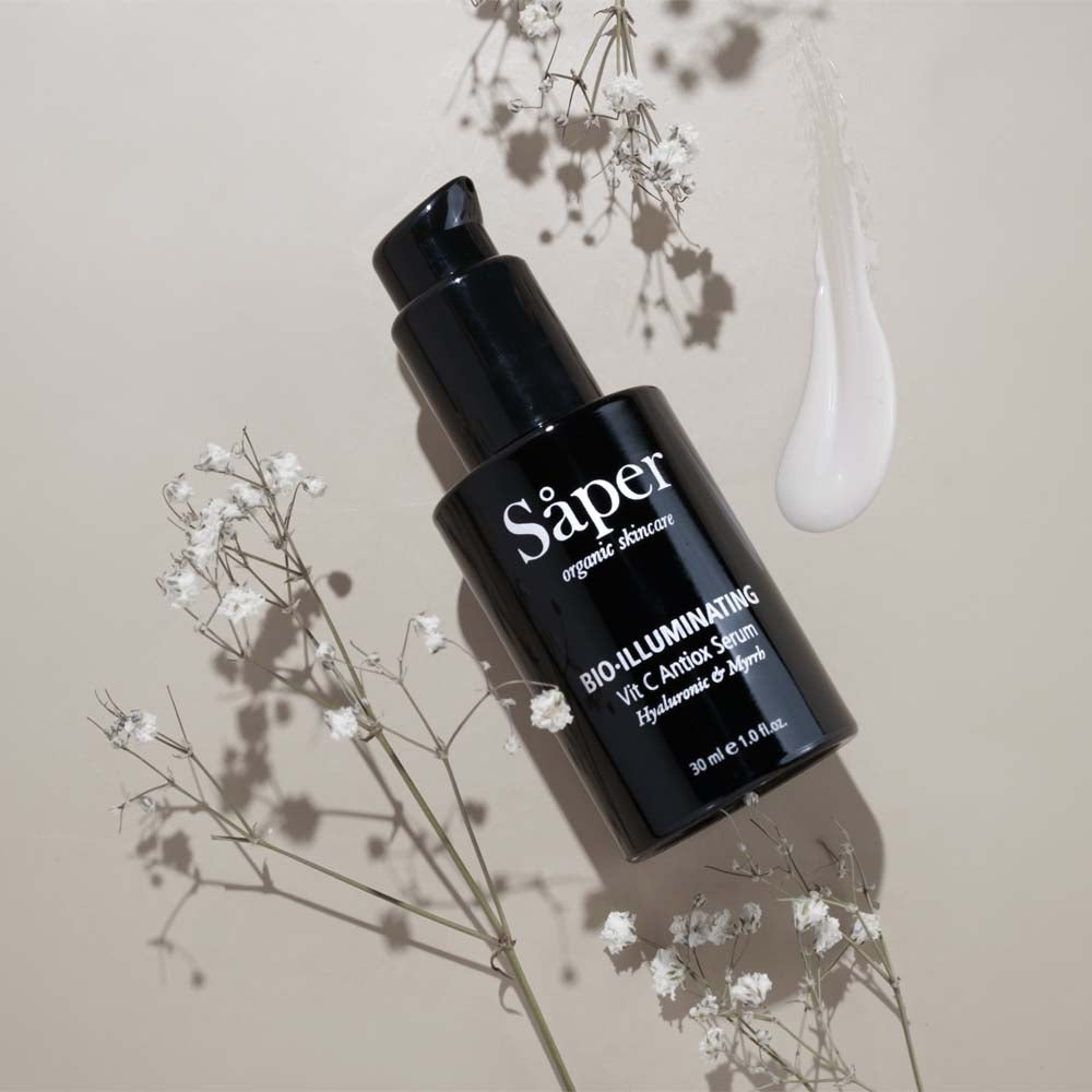 Serum antiage iluminador antioxidante de Saper - Bio·Illuminating Vit C Antiox Serum Serum Iluminador Vitamina C 30 ml, con premio beauty shortlist awards