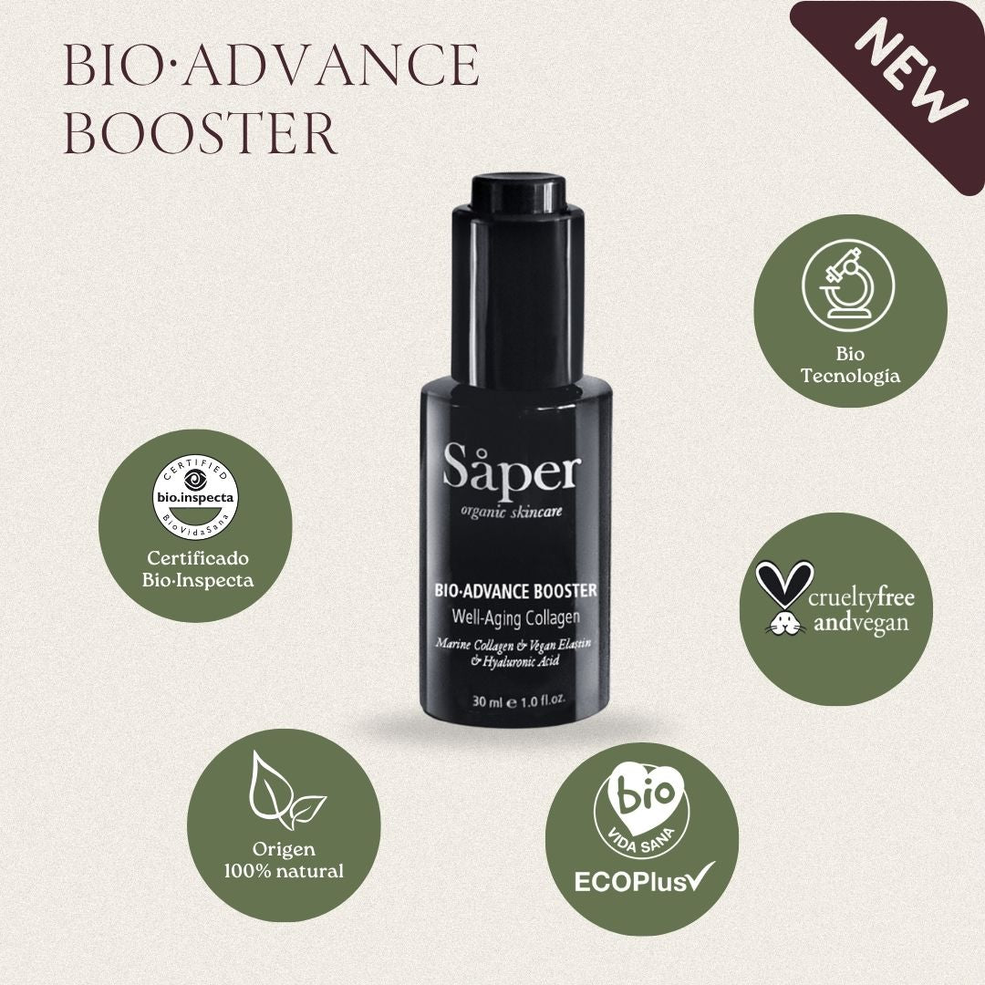 Booster de collagène, d'élastine et d'acide hyaluronique à effet flash