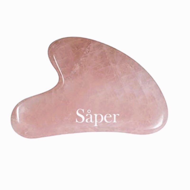 Gua sha Facial de Cuarzo Rosa