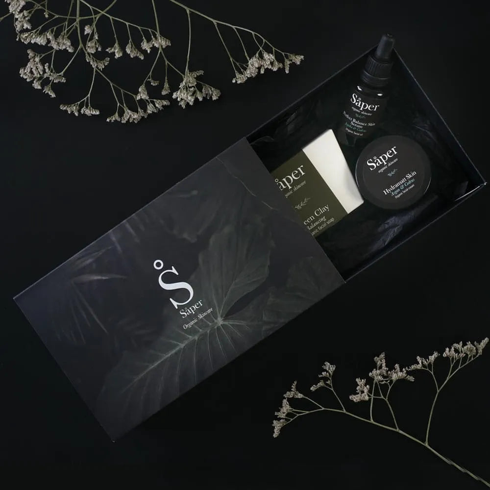 Pack de cosmética natural como idea regalo en Navidad