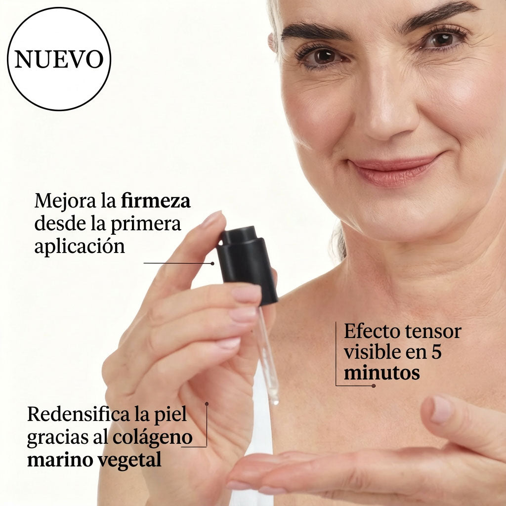 Booster de Colágeno, Elastina y Ácido Hialurónico con efecto flash