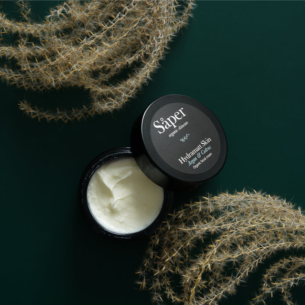 Crema facial hidratante y equilibrante para piel mixta y grasa