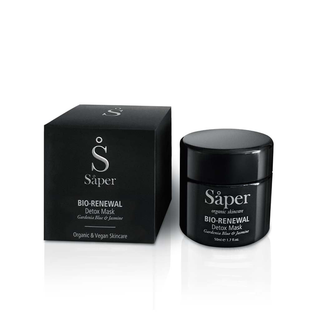Exfoliating detox mask with rice powder