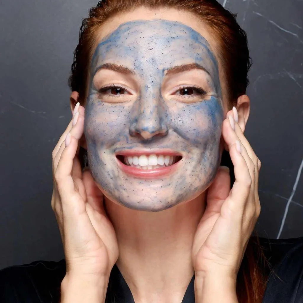 Mascarilla detox exfoliante con polvo de arroz