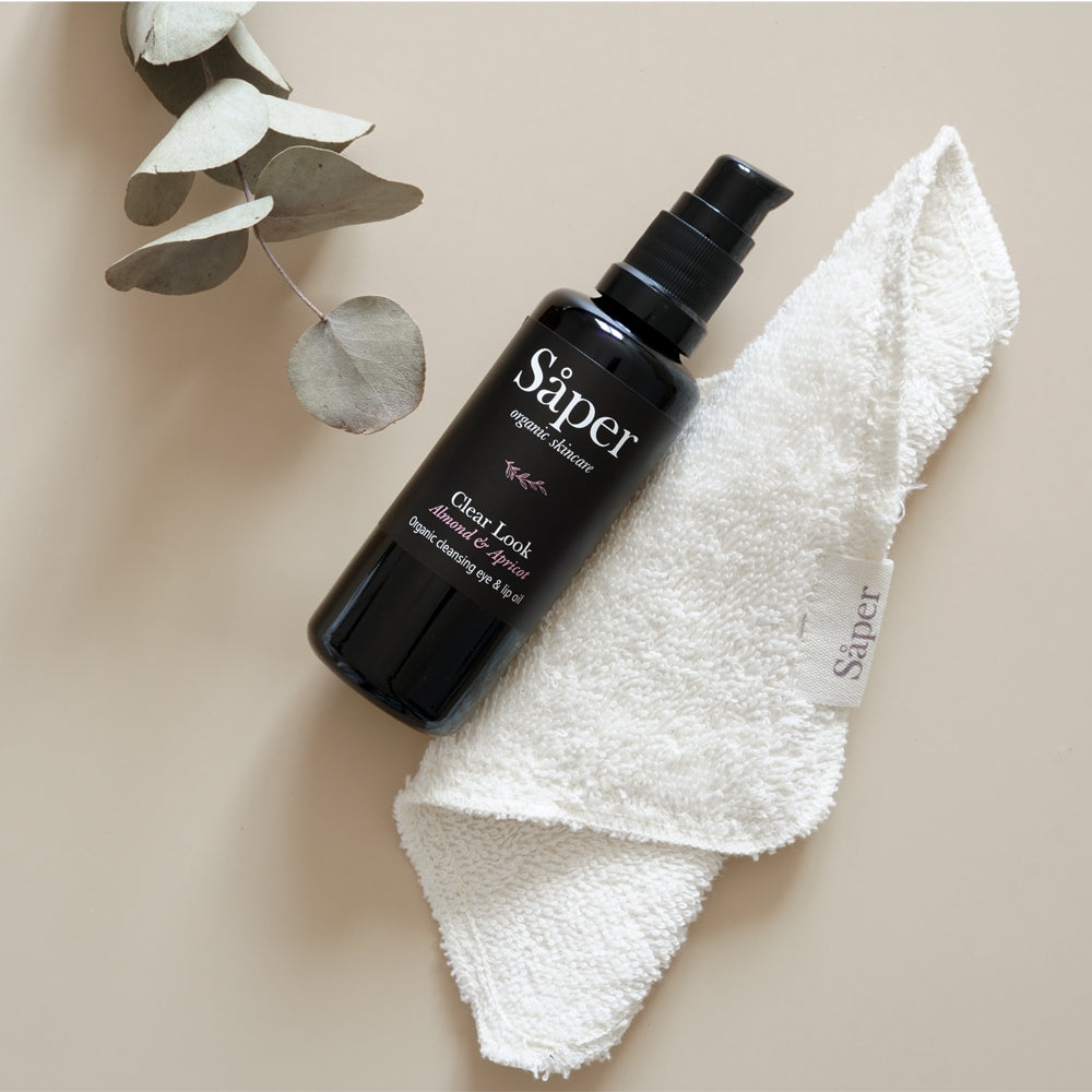 Aceite desmaquillante natural para rostro, ojos y labios
